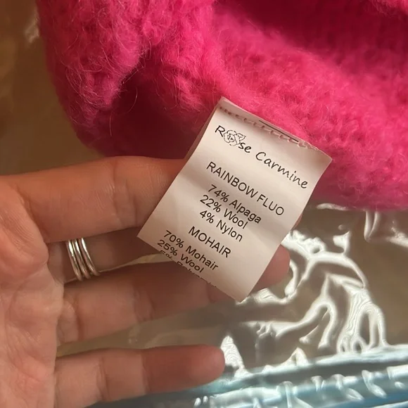 Rose Carmine Sweater